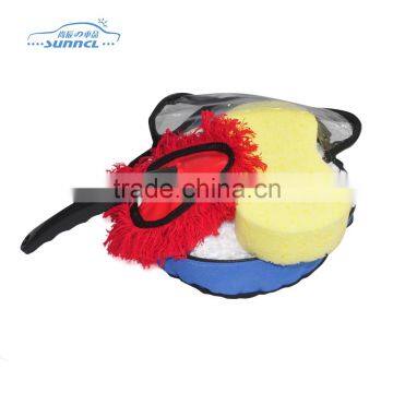 6 Pcs Car Cleaning Kit With Bucket , Car Washing Bag photo-2
