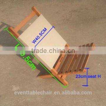 Оптовая продажа портативных деревянных складных стульев для пляжа с канвасом для открытого воздуха photo-6