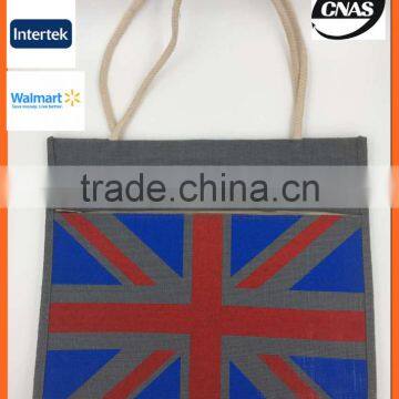 China Used Burlap Jute Bag Enviroment Handle Bag photo-2