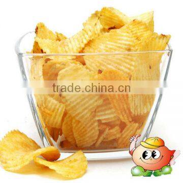 Low-fat baked potato chips