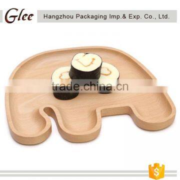 Fancy Custom Beech Wood Pizza Plate/Wooden Dinner Plate/Wooden Food Cake Plate photo-2