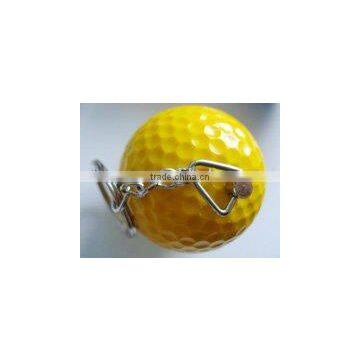 Golf ball keychain/plastic ball keychain/ball shape keyring