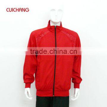 wholesale heat transfer/silk screen print polyester/cotton custom design fashion track suit YDWT-079