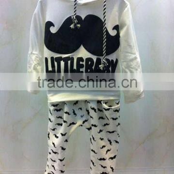 Cheap Suit Children Cotton Long Sleeve Beard Pattern photo-2
