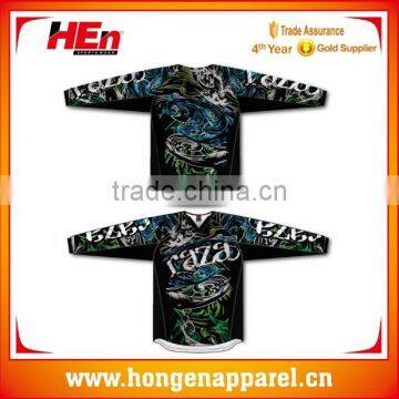 Hongen apparel professional Colorful paintball paintball jersey paintball shirts