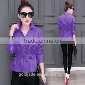 Womens Slim Fit Stylish Dress Long Sleeve Lady Blouse