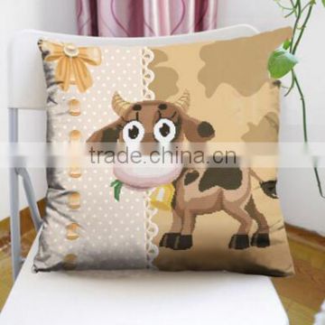 Newest design high grade digital printed 100% polyester pillow case