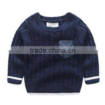 Hot Fashion Cotton Private Label Crew Neck Korean Sweater Knitting Pattern photo-5