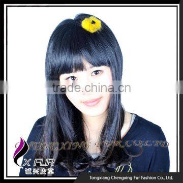 CX-E-25-2 Beautiful Mink Fur Ball Hair Claws Headband Hairpin Wholesaler photo-3