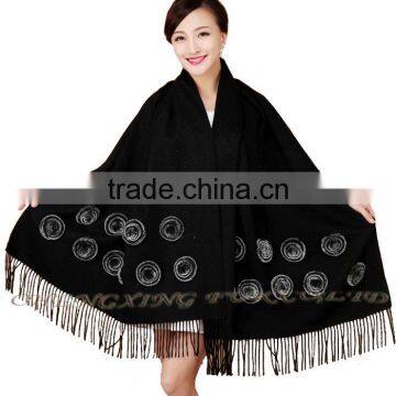 CX-B-P-36B Women 2015 New Hot Fashion Pashmina Scarf With Tassel photo-5