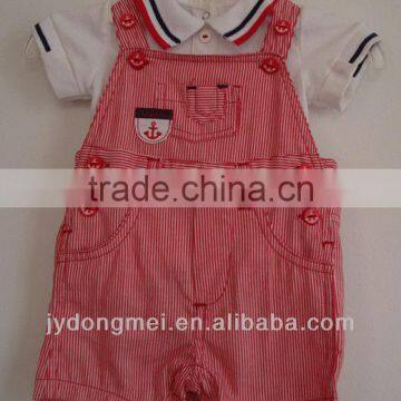 Babyy Two Pieces Set -shirt and Suspender Trousers