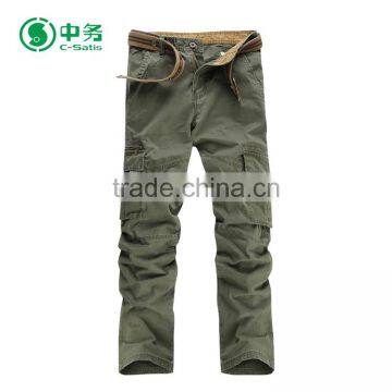 Wholesale Fashion Multi Color 100% Cotton Long Tactical Pants Mens 6 Pocket Cargo Pants photo-4
