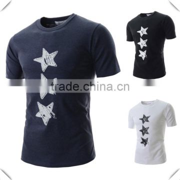 cheap design your own t shirt with fantastic idea, blank printing t shirt crew neck plain with OEM logo printed custom hot sale