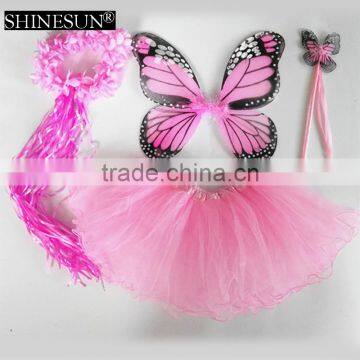 Wholesale Lovely Butterfly Fairy Wings Tutu Costume Sets photo-3
