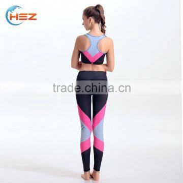 HSZ-YD46007 Custom Long Sew Sassy Icing Legging Yoga Leggings For Women Sexy Honeymoon Dresses Image Solid Yoga Wear Wholesale photo-4