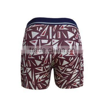 Sexy Custom Boxer Cotton Elastic Waist Sublimation Men's Underwear photo-3