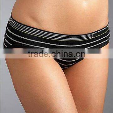 sexy seamless ladies stripe underwear hipster panty