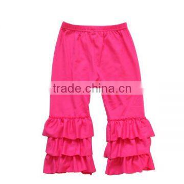 2016 New Arrival Wholesale Boutique Kids Pants Girls Leggings Newborn Children Ruffle Pants photo-2