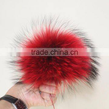 Myfur Custom Color and Size Wholesale Real Raccoon Fur Ball photo-2