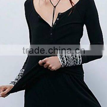 EY0882S Trendy v Neck Jumper Basic Style Women Sweater 2016 photo-2