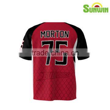 Sunwin Wear Custom Breathable Baseball Jersey, Sublimated Baseball Shirts Manufacture photo-2