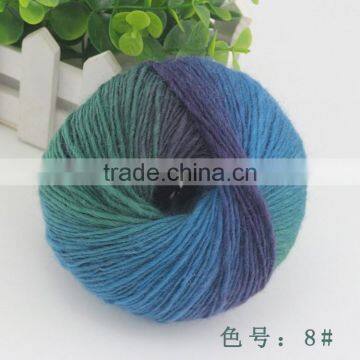 2017 china hot sell hand knitting yarn, cheap wholesale 3.6Nm australian merino wool yarn for knitting sweaters