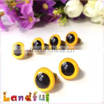 12mm Yellow Safety Eyes Plastic Troll Eyes For Stuffed Animal Doll photo-3