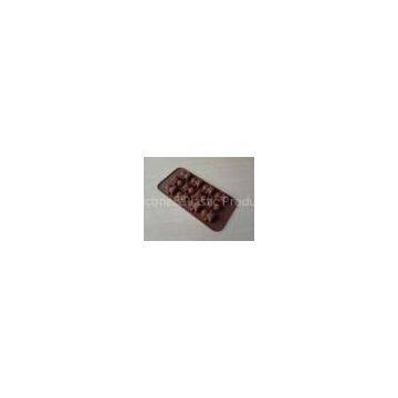 Novelty Flexible Non-stick Silicone Chocolate Mould 12Holes For Microwave Oven