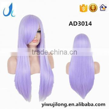 2016 Hot New Black Color Synthetic Fashion Source Hair Wig