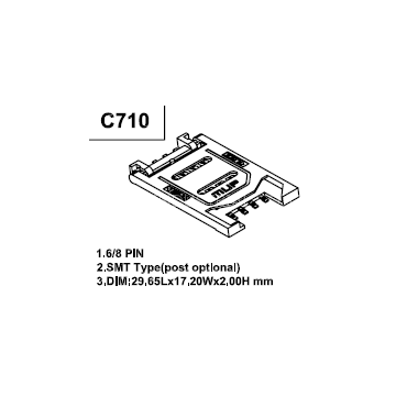 PCB SIM Card Connector photo-3