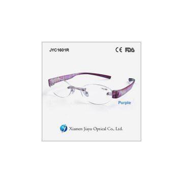 Rimless Plastic Reading Glasses