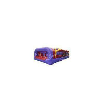 Plato PVC Tarpaulin Commercial Inflatable Moon Bounce Obstacle Course