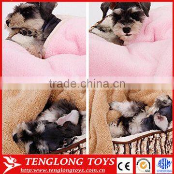 High quality fabric warm soft custom pet plush dog blanket