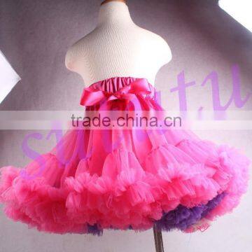 Preorder fast shipping fluffy tutu pettiskirt princess smocked ballet pettiskirt fluffy chiffon ruffle plus size carters skirt