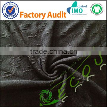 nice looking 91%polyester 9% spandex jacquard fabric knitted in china for cloth