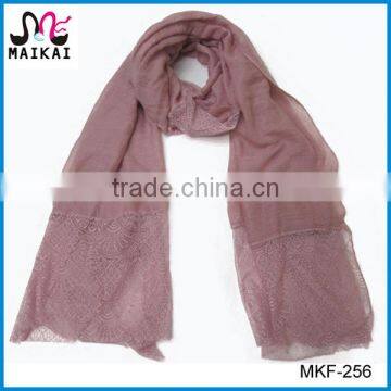 High quality women's fashion polyester cotton scarf