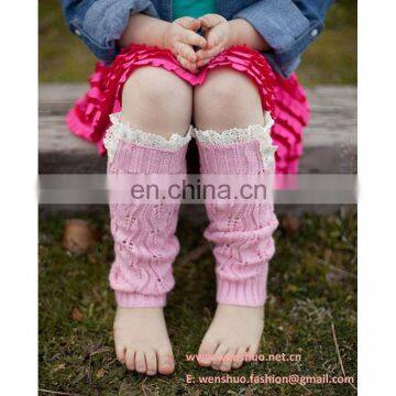 Wholesale Western Cute Young Girls New Lace Knitted Socks