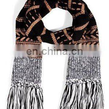 fashional pretty elegant warm soft cozy popular knit jacquard scarf