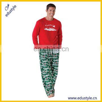 Wholesale Custom Family Mens Cotton Christmas Pajamas