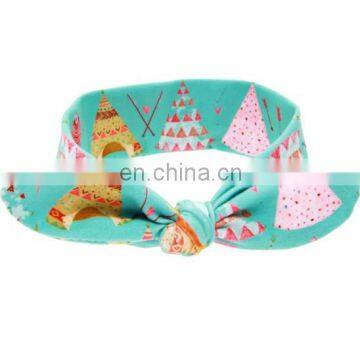 Toddler White & Mint Headwrap Bunny Baby Headband For Kids Accessories