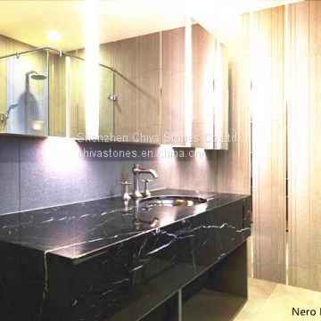 Prefab Black Granite Kitchen Countertop Stone White Marble Countertop Slab Quartz bullnose backsplash countertop