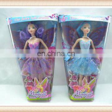 plastic magical girls doll toy, fairy doll toy