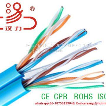 lan cable stranded 24AWG  COPPER  CAT5E   100MHZ PASS TEST（Nexans ）