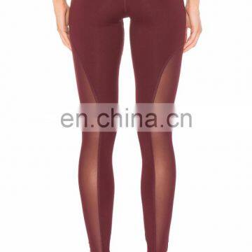 Latest Fashion Women Workout Clothes Hot Sexy See-through Yoga Pants Leggings Mesh photo-3