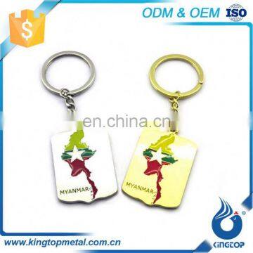 Super Quality Cities Metal Number Rings Keyrings Keychain For Key For Customize photo-2