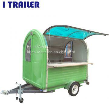 CE ISO Approved Mobile Fiberglass Food Caravan Trailer Kitchen for Sale photo-4