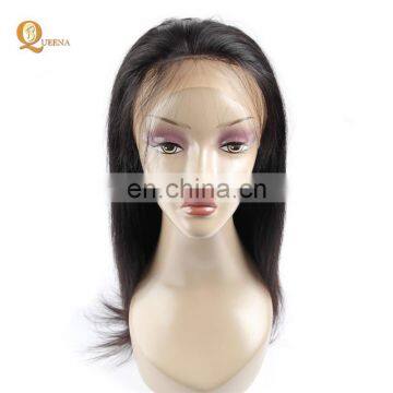 Top Quality Pre Plucked Lace Frontal Lace Wig Straight Peruvian Human Hair