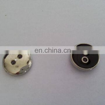 2 Hole-Black Epoxy Plastic Button photo-2