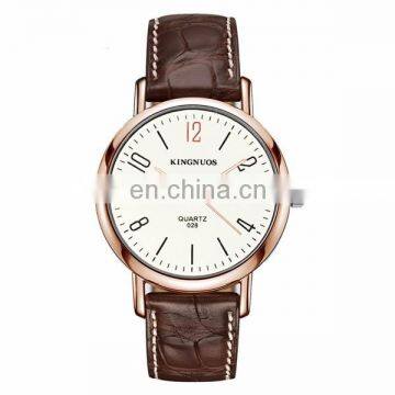 Yiwu wholesale factory watch leather brand watch