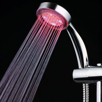 Bathroom Faucets ABS LED Lights Automatic Shower Head photo-3